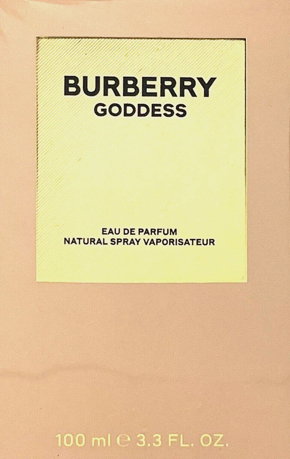 BURBERRY GODDESS EAU DE PARFUM SPRAY FOR WOMEN 3.3 Oz / 100 ml BRAND NEW