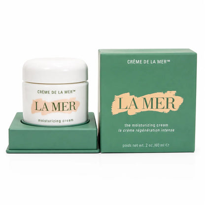1 PIECE LA MER THE MOISTURIZING CREAM 2 OZ. IMPERFECT BOX MISSING SPOON