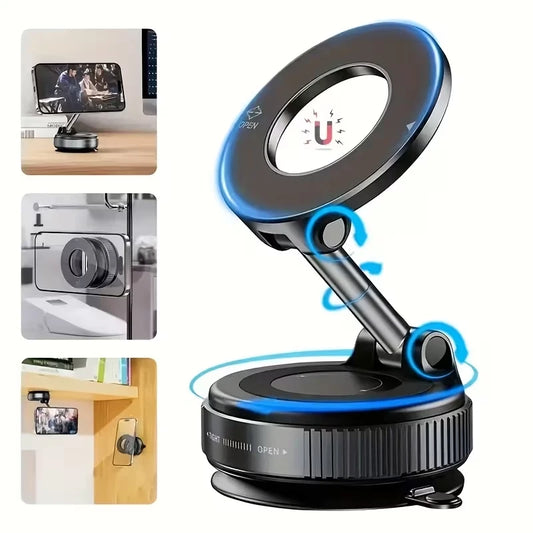 360° Magnetic Car Phone Holder – 20X Strong Magnets