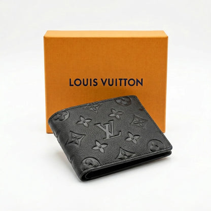 Louis Vuitton Men's Wallet Monogram Macassar Canvas Black