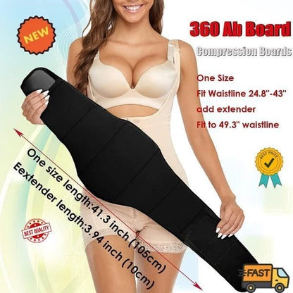360° Lipo Foam Abdominal Board – 11.8"/30cm, 1 Pack