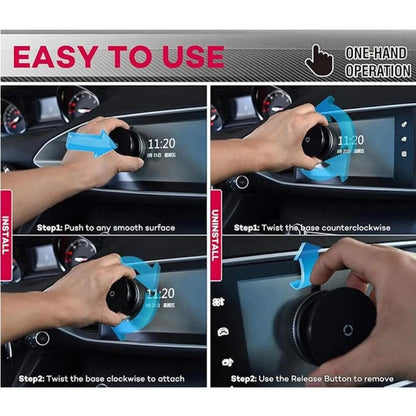 360° Magnetic Car Phone Holder – 20X Strong Magnets