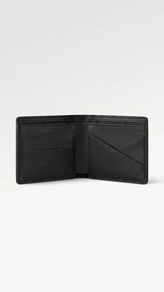 Louis Vuitton Men's Wallet Monogram Macassar Canvas Black